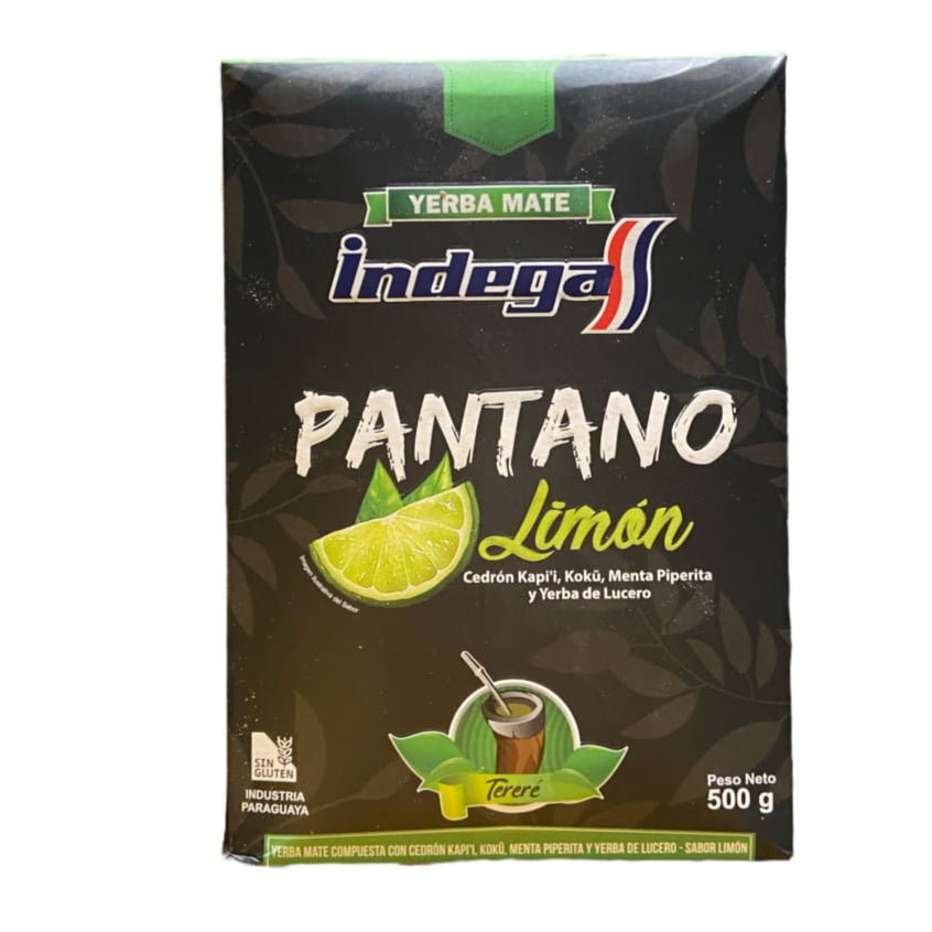 Indega Pantano Limón – Yerba Maté 0.5kg - El Gaucho une vraie tradition