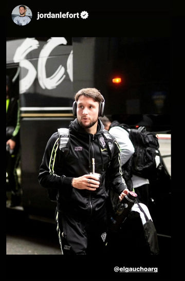 jordan leffort avec sont mate gaucho