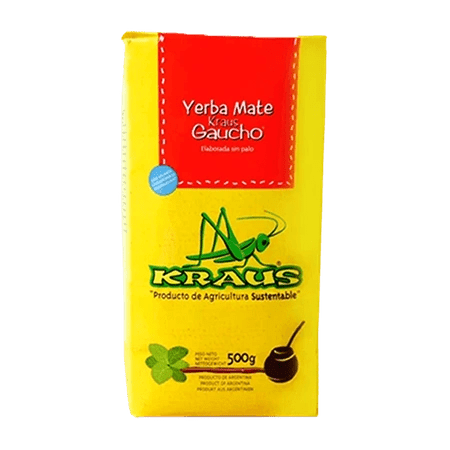 Kraus Gaucho - Sin Palo (Sans Tige ) - Yerba mate 500g - El Gaucho une vraie tradition
