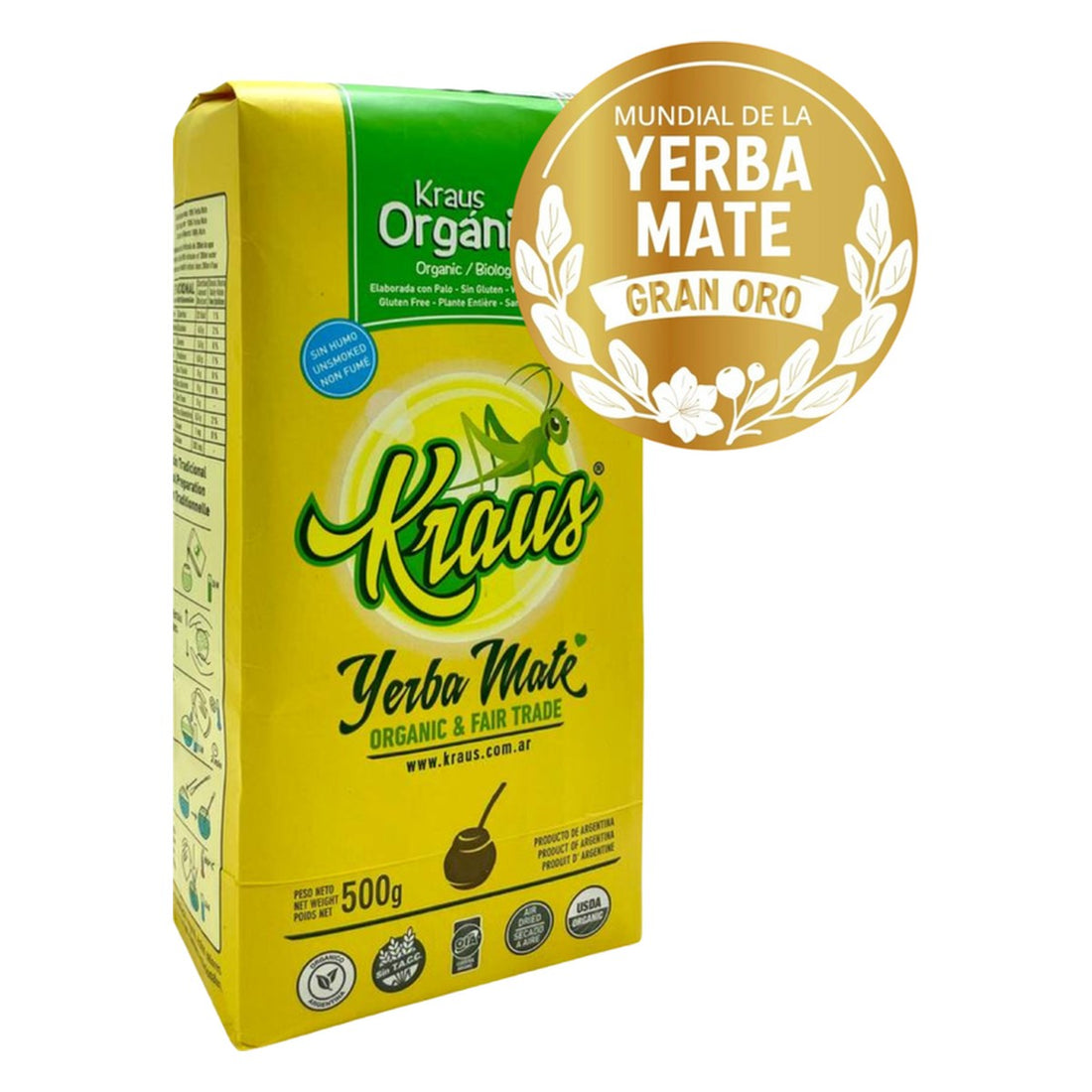 Kraus Organica-bio — Grand Or au Mundial de la Yerba Mate 2026