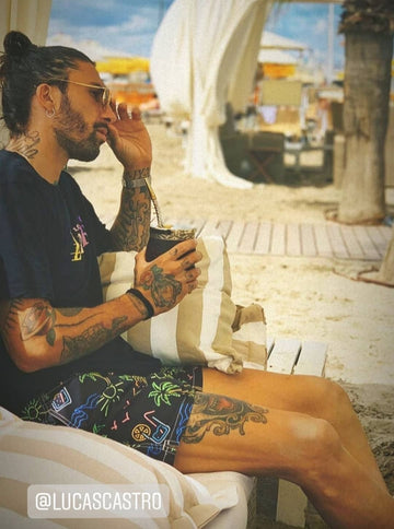 lucas castro avec sont mate gaucho