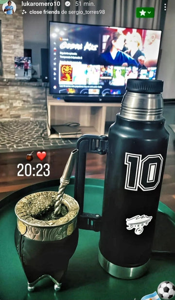 luka romero avec sont mate gaucho