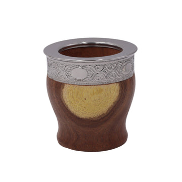 Maté Camionero "Copita" : Bois d'Algarrobo & Acier Pampa - El Gaucho