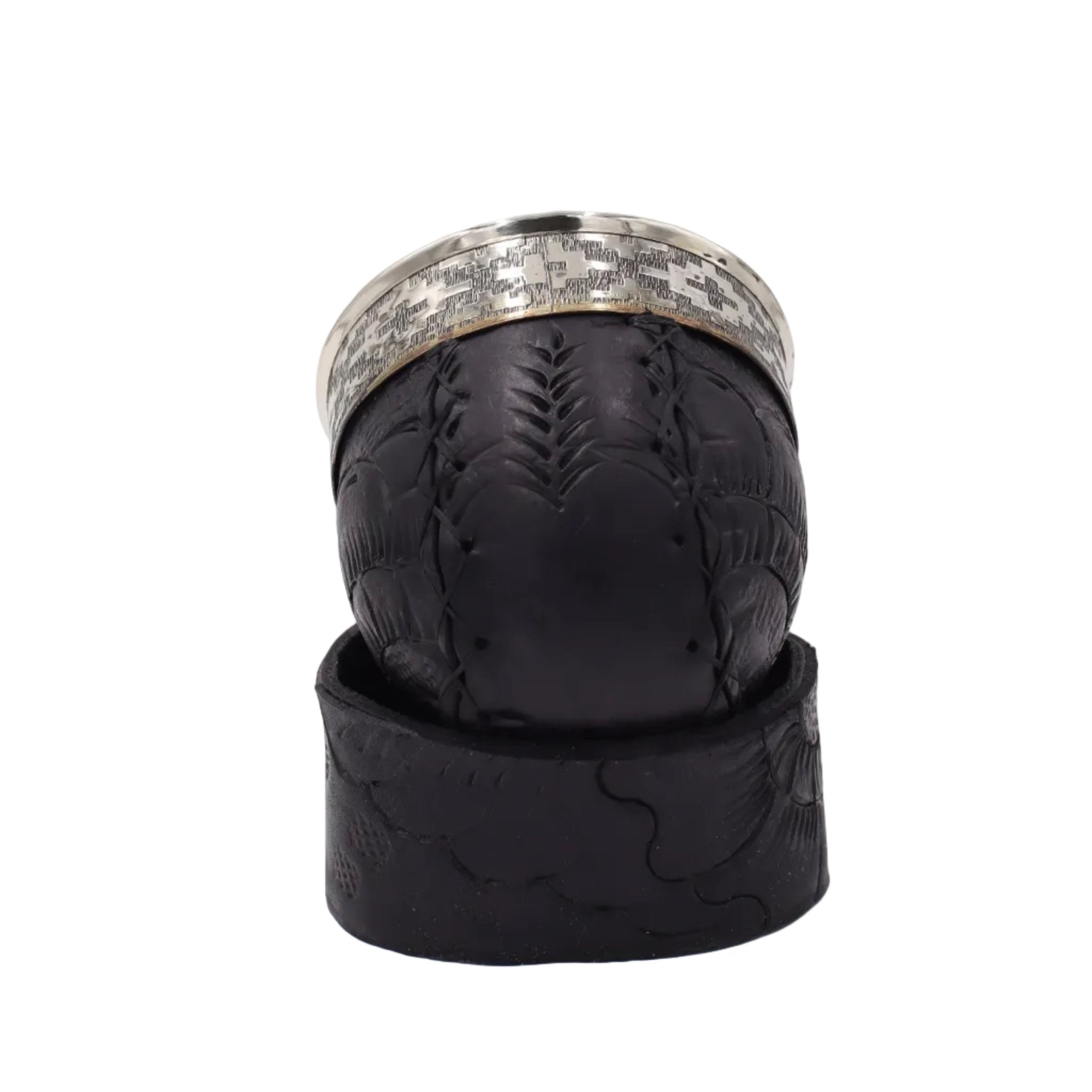 Maté Impérial Premium — Labrado "Relief Noir" (270–280 ml) - El Gaucho