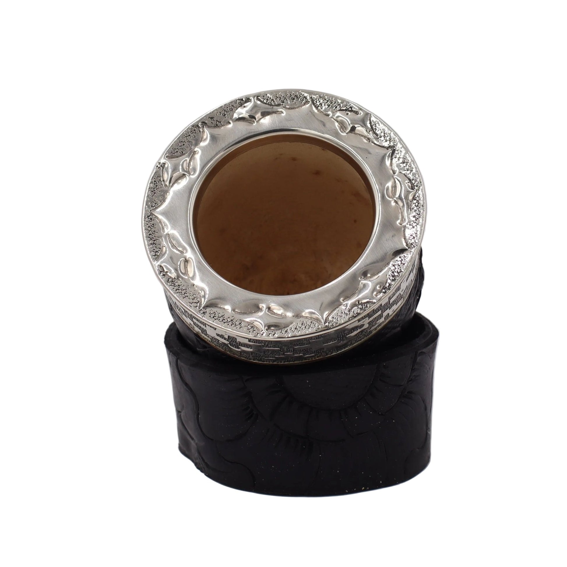 Maté Impérial Premium — Labrado "Relief Noir" (270–280 ml) - El Gaucho