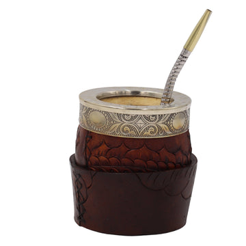 Maté Impérial Premium Marron – Édition Labrado 270–280 ml - El Gaucho