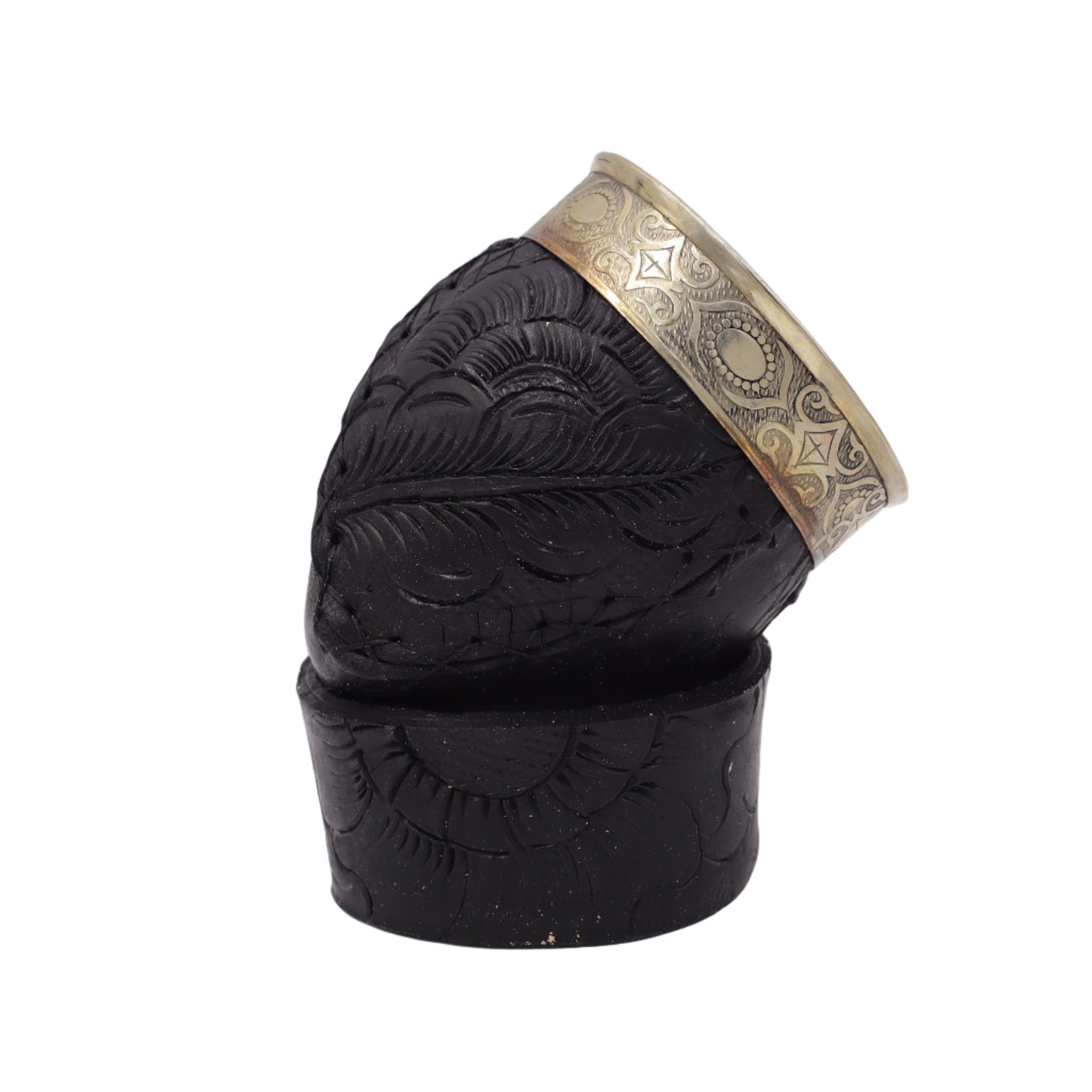 Maté Impérial Premium Marron — Labrado "Arabesques" (270–280 ml) - El Gaucho