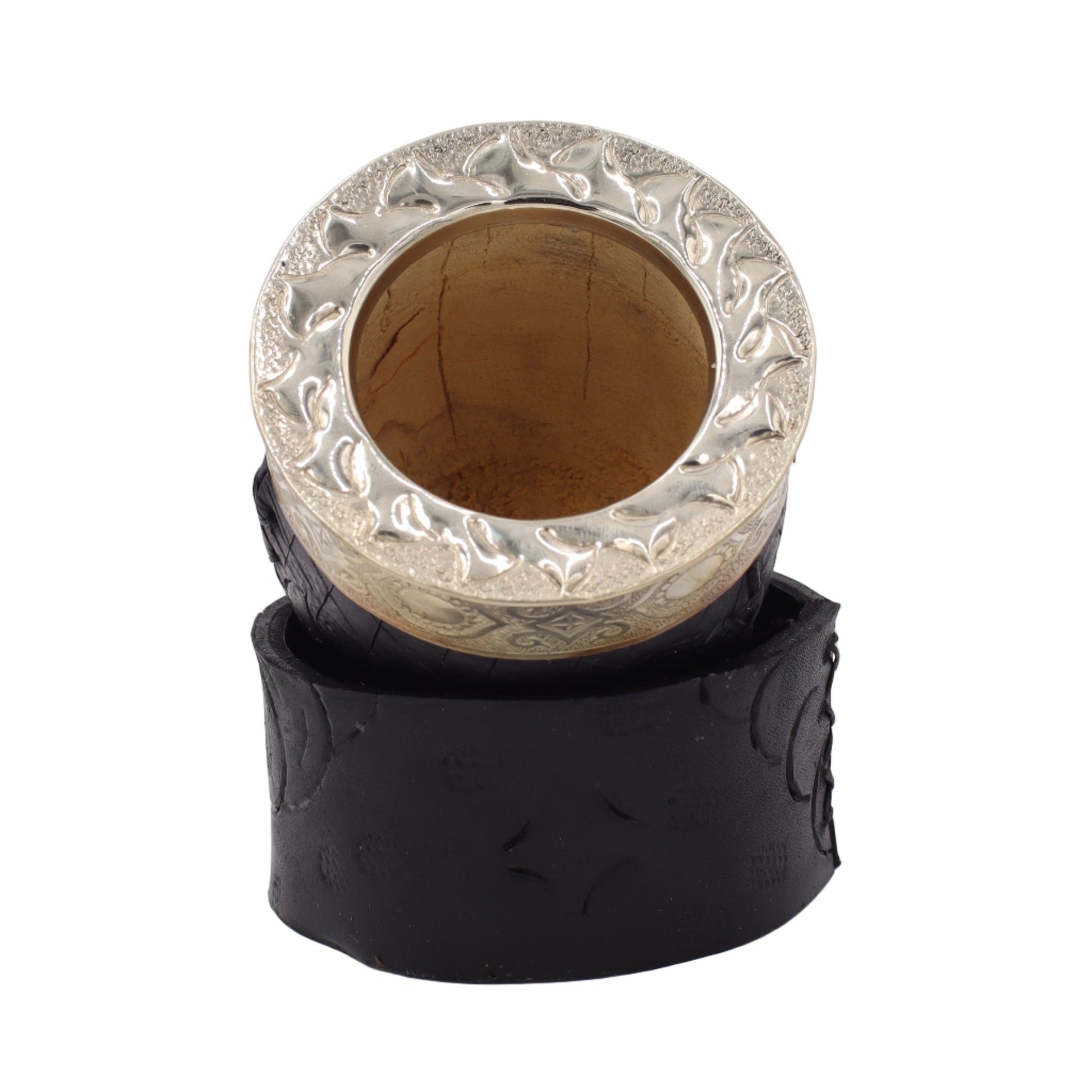 Maté Impérial Premium Marron — Labrado "Éventails" (270–280 ml) - El Gaucho