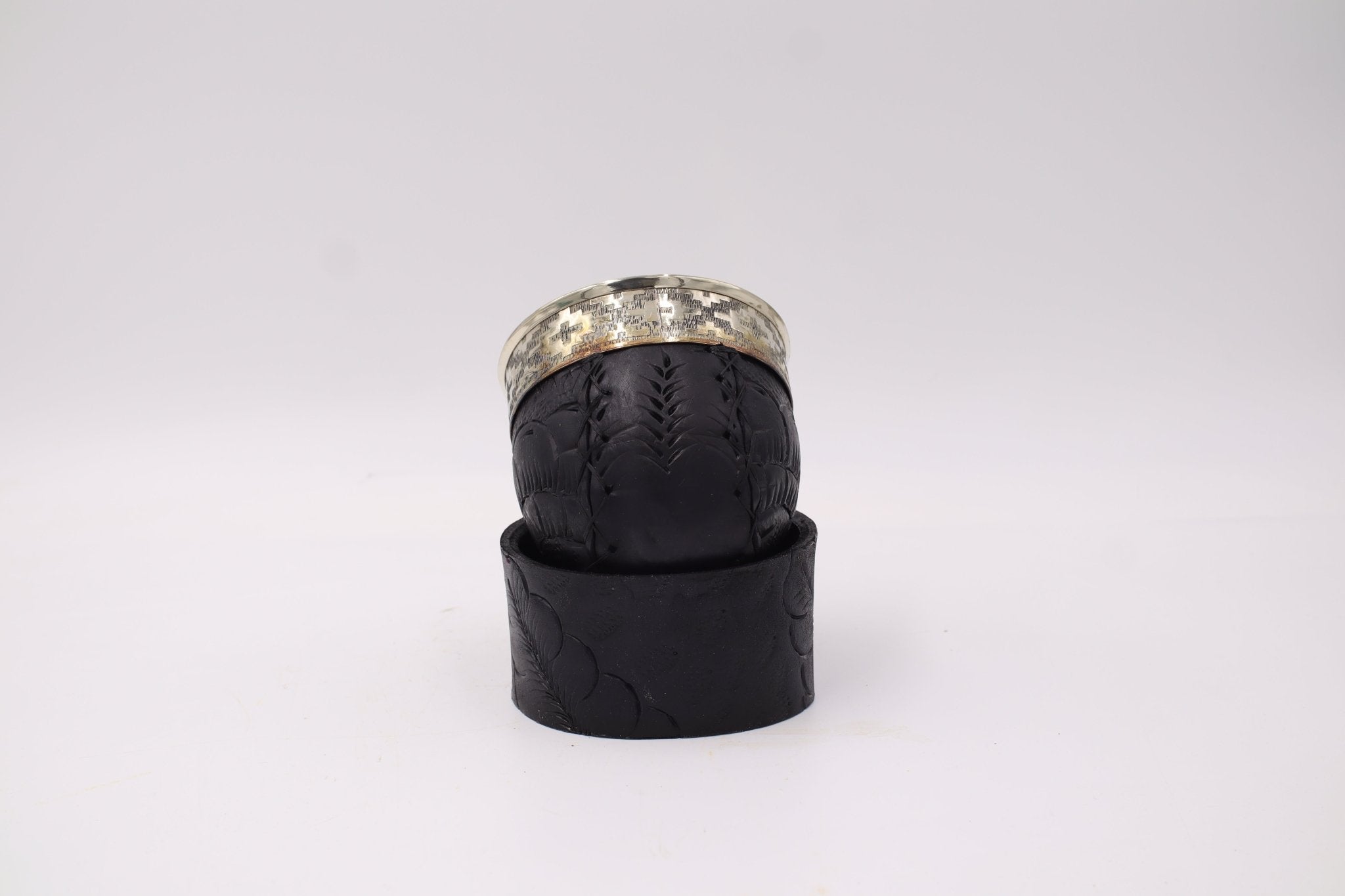 Maté Impérial Premium Marron — Labrado "Gouttes & Graines" (270–280 ml) - El Gaucho