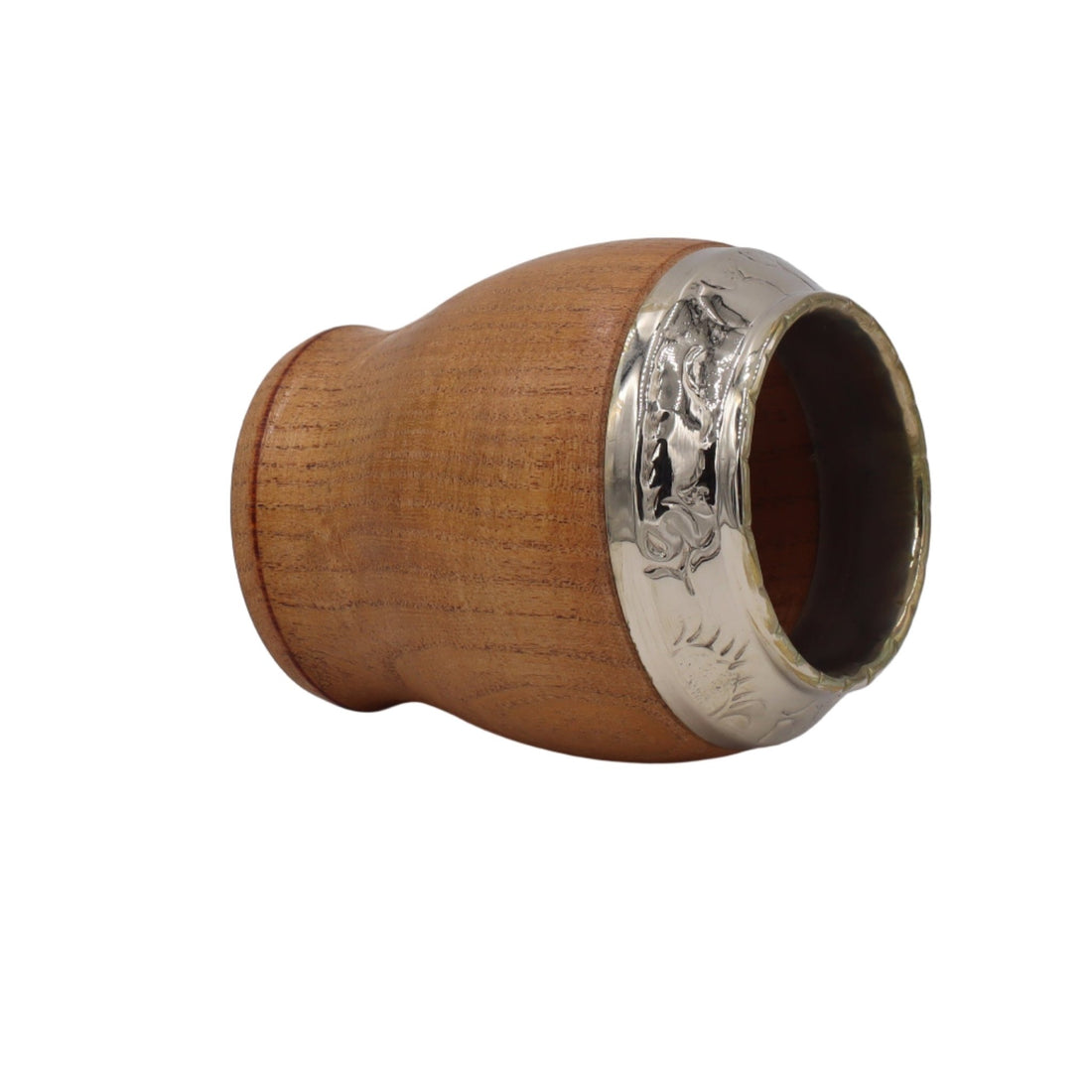 Maté Torpédo "Copita" : Bois Caroubier & Alpaca Ciselé - El Gaucho