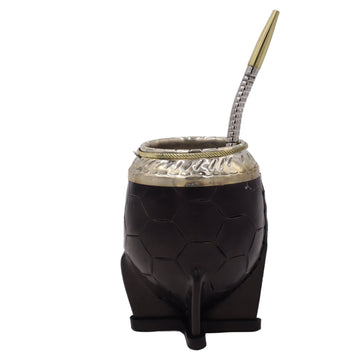 Maté Torpedo Impérial Ballon Noir - Édition Ballon 250ml - 260ml - El Gaucho