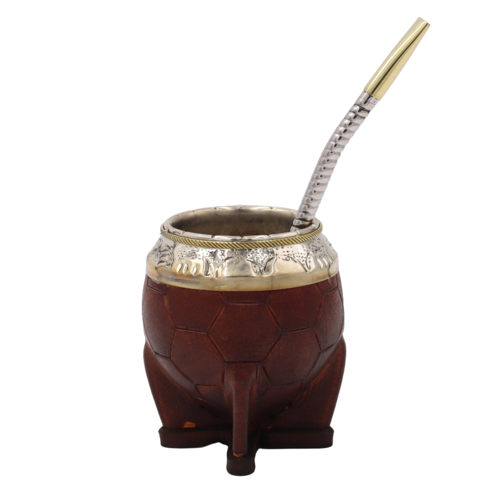 Maté Torpedo Impérial Marron - Édition Ballon 250ml - 260ml - El Gaucho