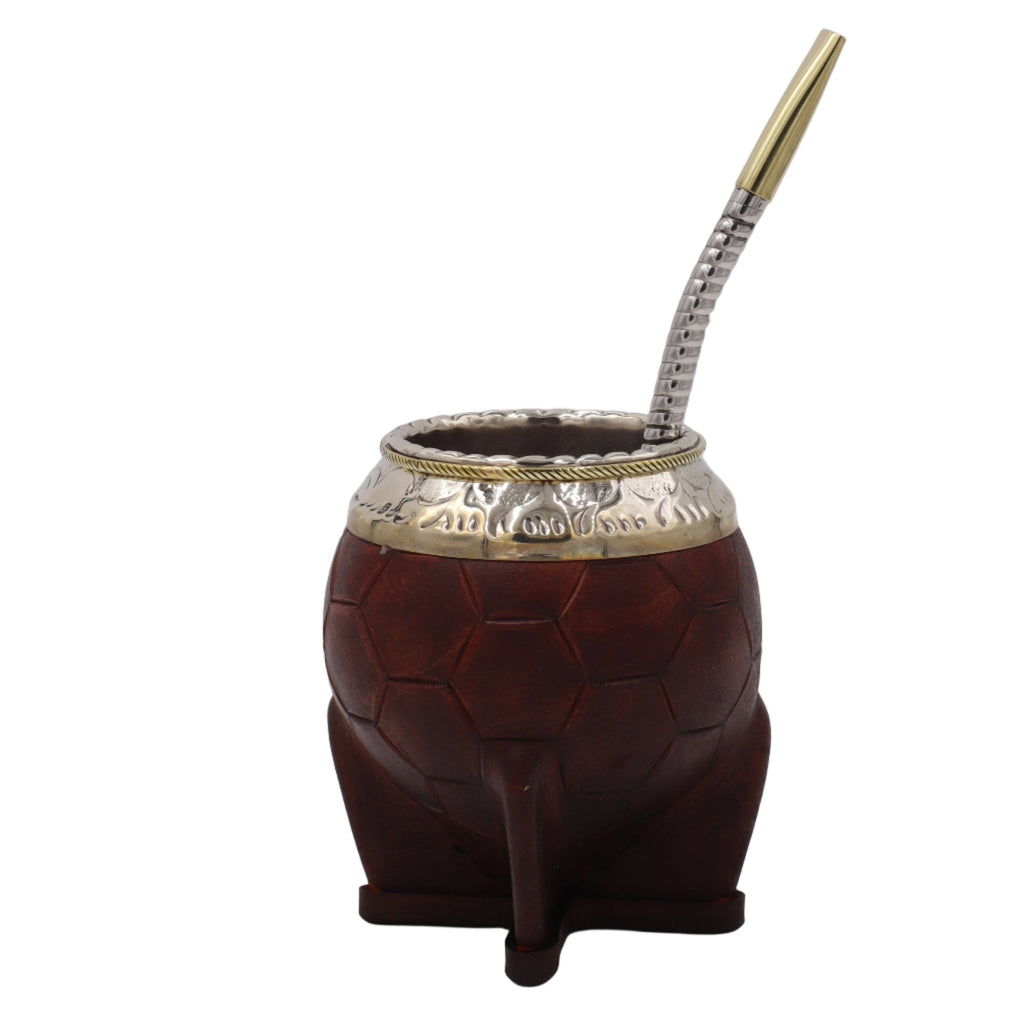 Maté Torpedo Impérial Marron - Édition Ballon 250ml - 260ml - El Gaucho