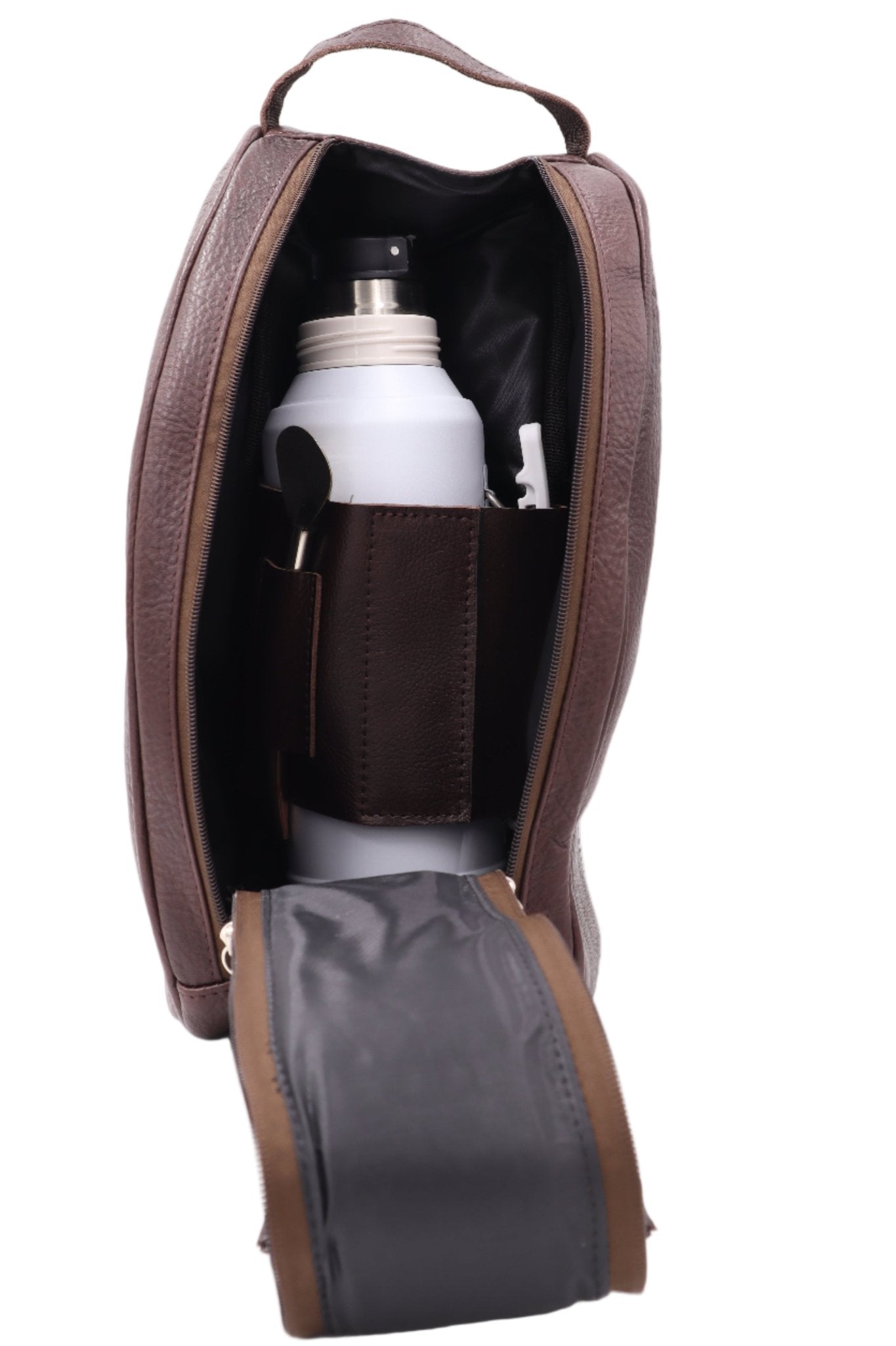 Matera Gaucho "Nomade" — Cuir Bridé Marron Chocolat - El Gaucho