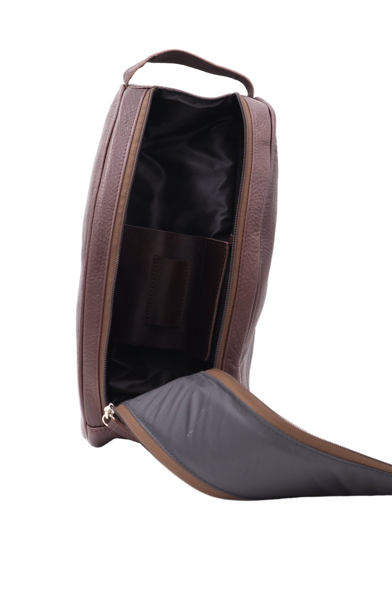 Matera Gaucho "Nomade" — Cuir Bridé Marron Chocolat - El Gaucho