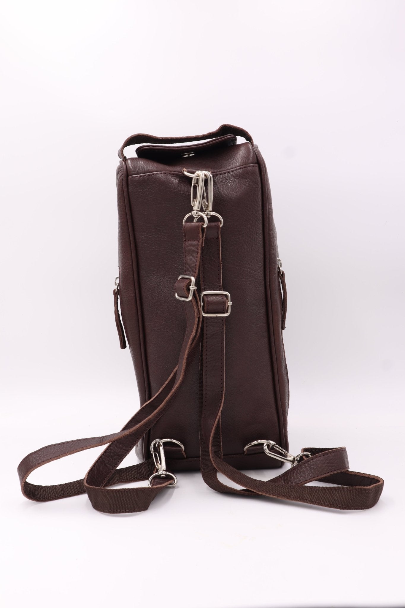 Matera Gaucho "Nomade" — Cuir Bridé Marron Chocolat - El Gaucho