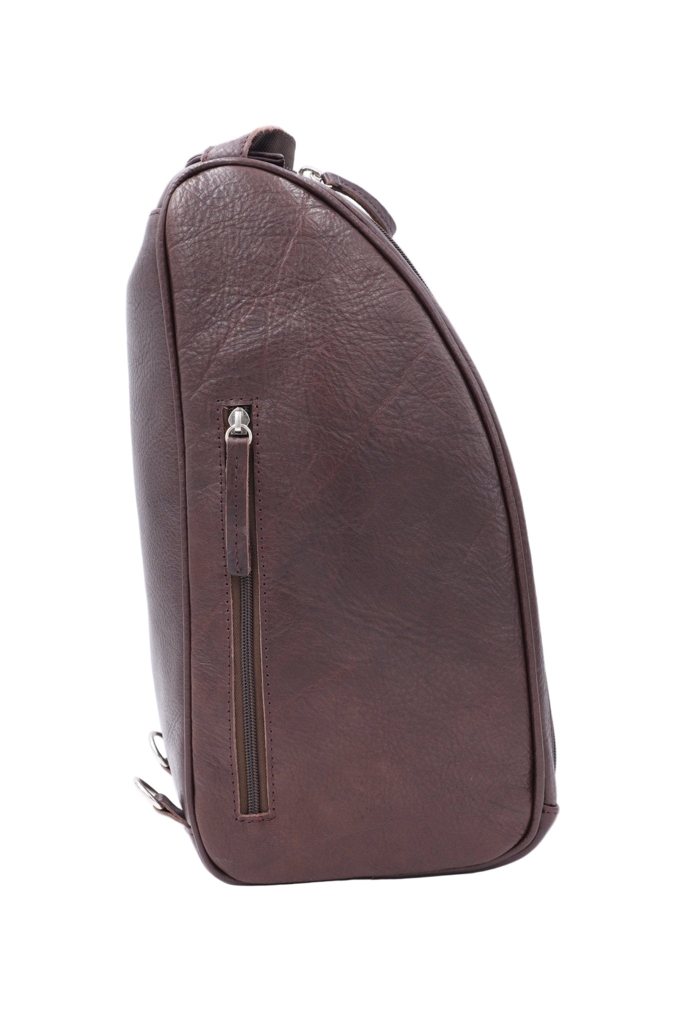 Matera Gaucho "Nomade" — Cuir Bridé Marron Chocolat - El Gaucho