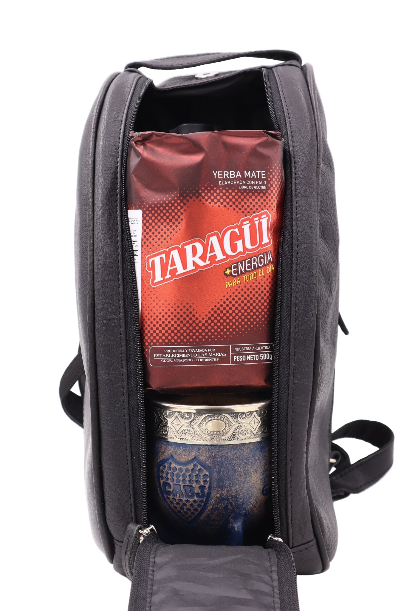 Matera Gaucho "Nomade" — Cuir Bridé Noir Premium - El Gaucho