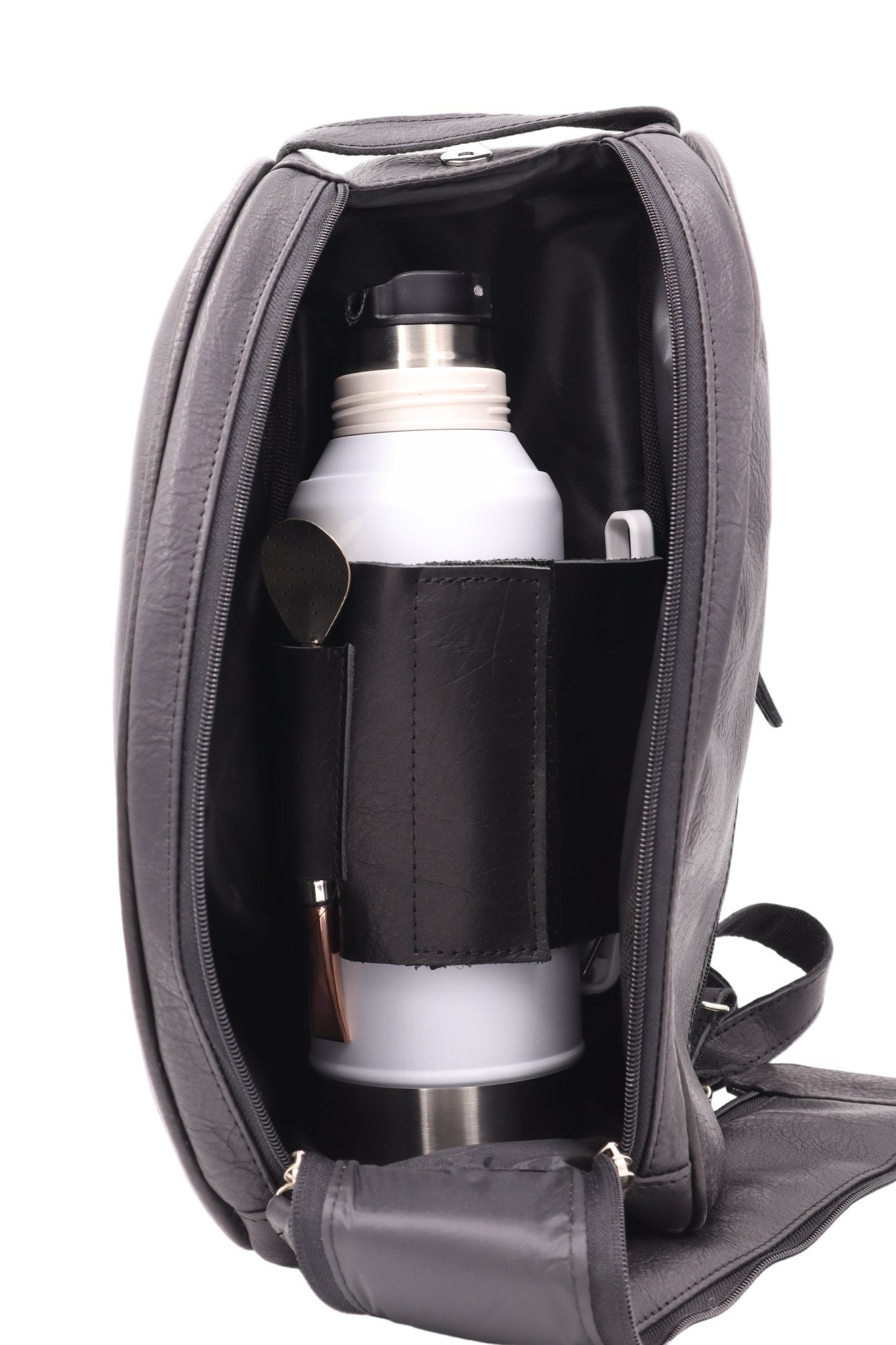 Matera Gaucho "Nomade" — Cuir Bridé Noir Premium - El Gaucho