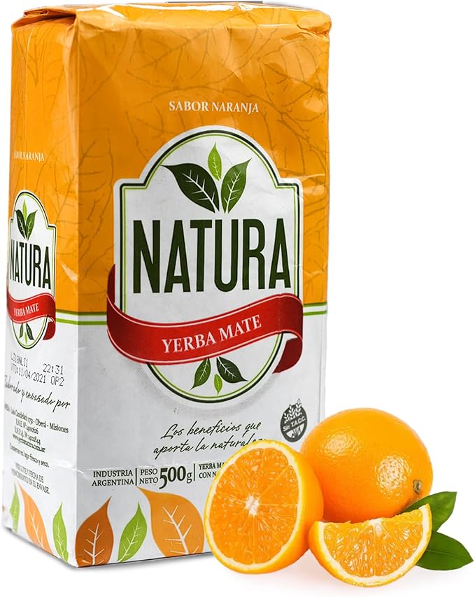 Natura Orange - yerba mate arg 0.5kg - El Gaucho une vraie tradition