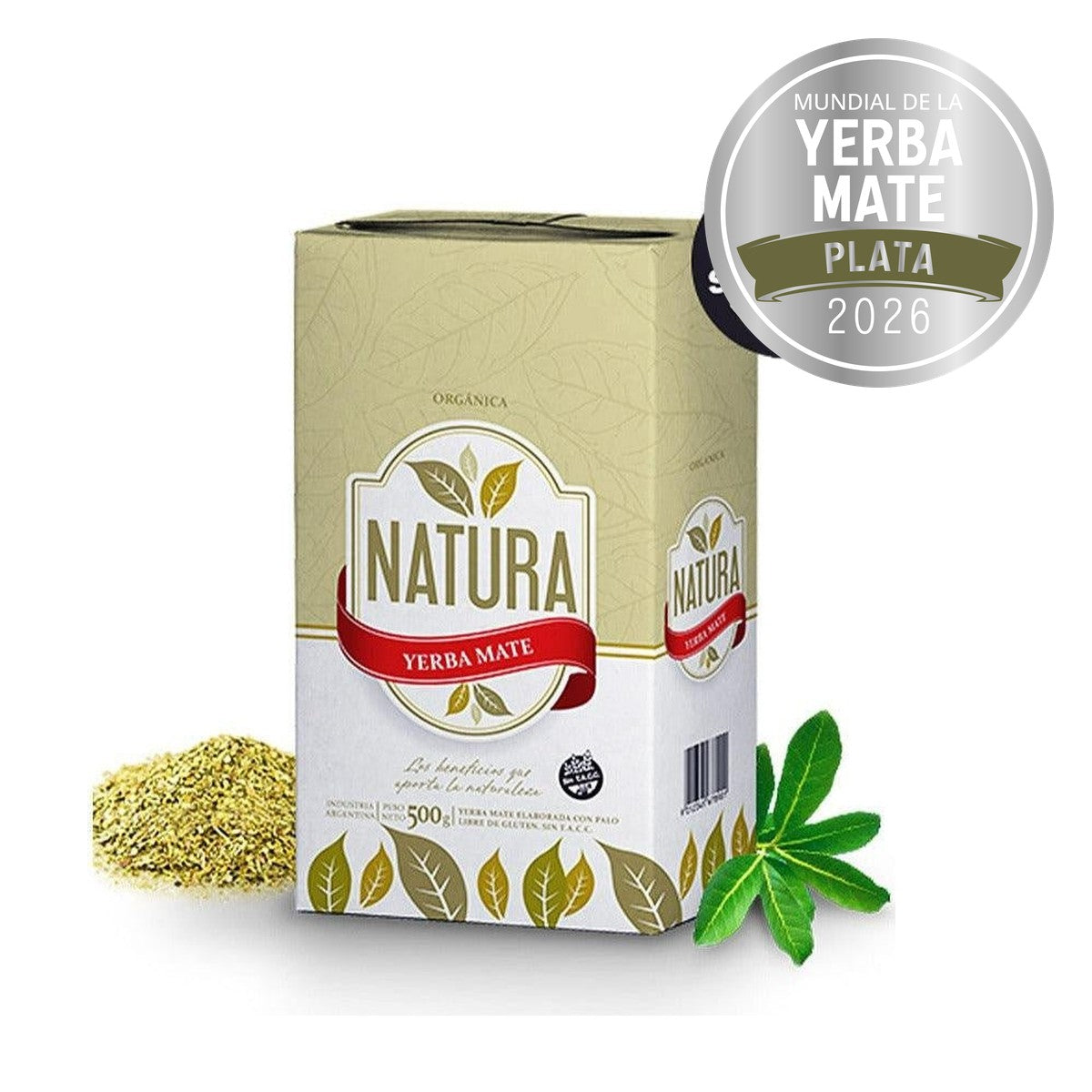 Natura Organic 500g — Médaille d'Argent au Mundial de la Yerba Mate 2026