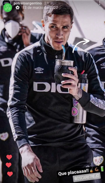 oscar trejo avec sont mate gaucho