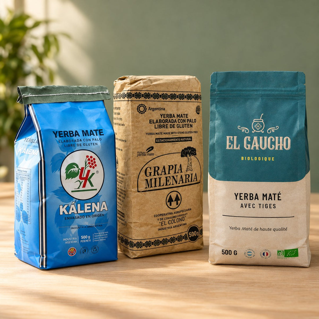 Pack Bio & Agroécologique mis en scène : Kalena Despalada, Grapia Milenaria et El Gaucho Bio, 3 × 500 g