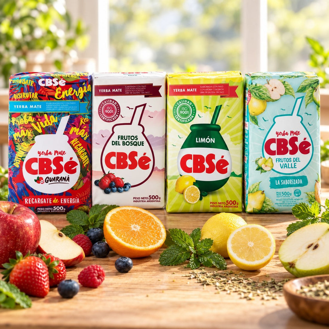 Pack Découverte CBSé : les produits du pack mis en scène, yerba maté El Gaucho