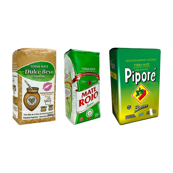 Pack Douceur — Dulce Beso, Mate Rojo Suave & Piporé Suave (1,5 kg)