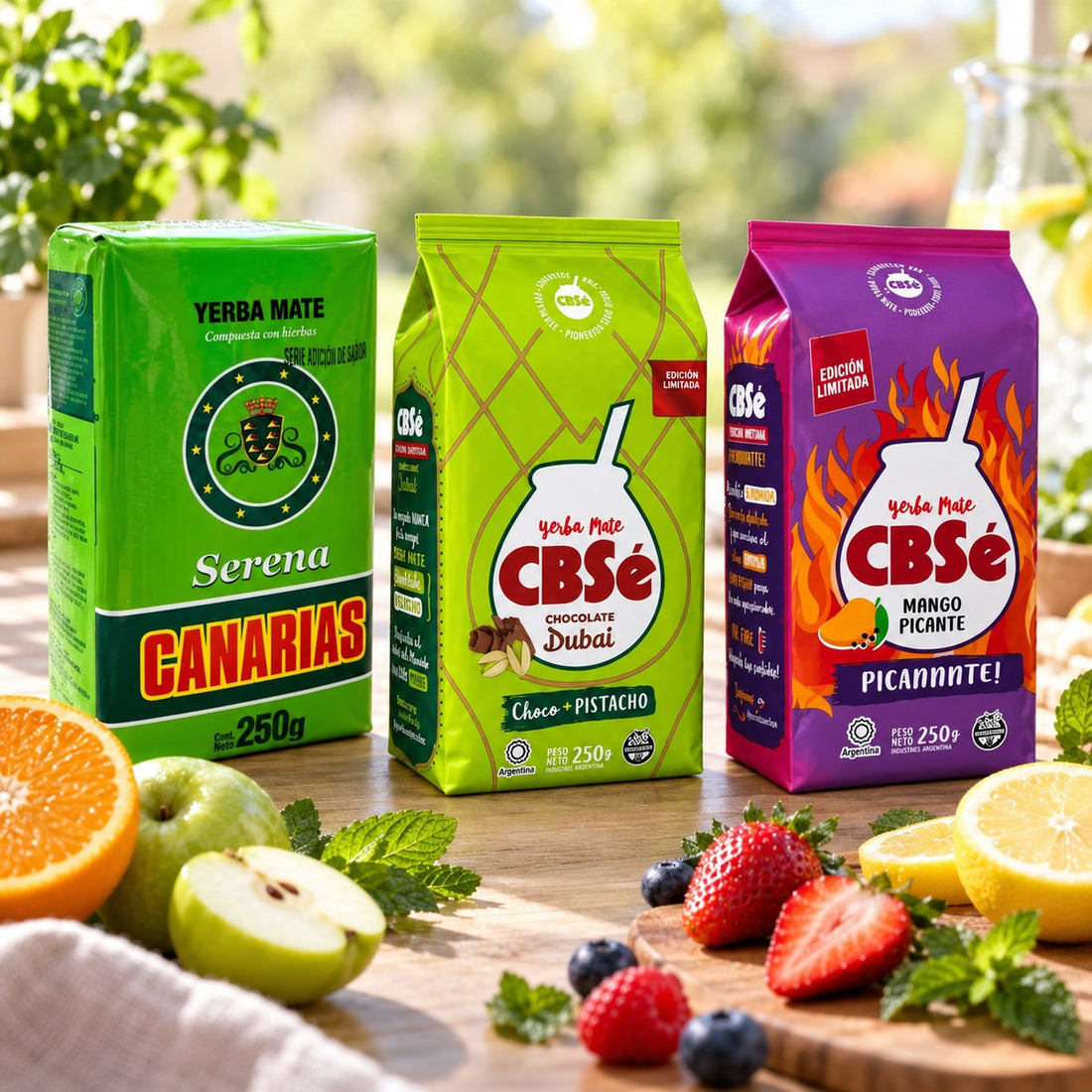 Pack Petit Format : les produits du pack mis en scène, yerba maté El Gaucho