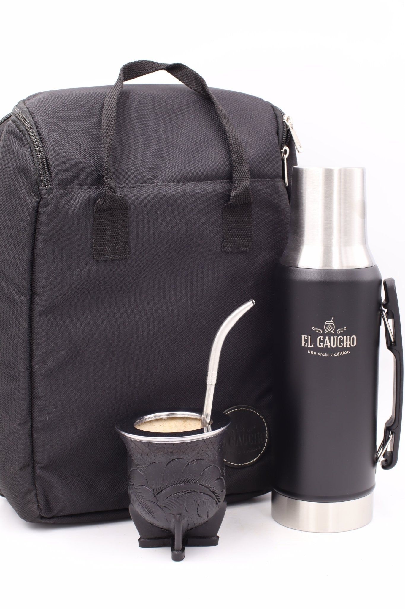 Pack Saint - Valentin : Édition "Urban Black" (Maté Ciselé Unique) - El Gaucho