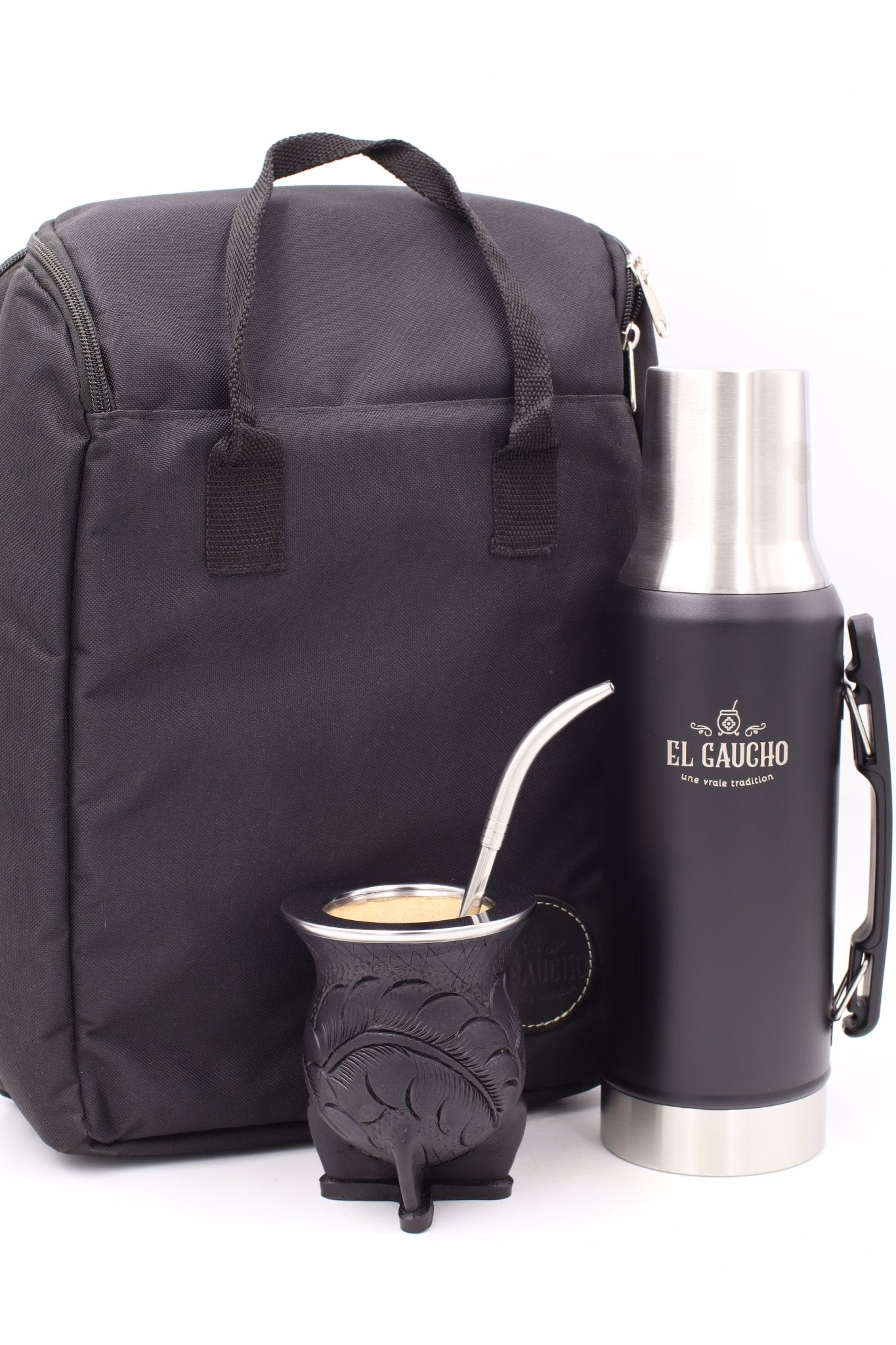 Pack Saint - Valentin : Édition "Urban Black" (Maté Ciselé Unique) - El Gaucho