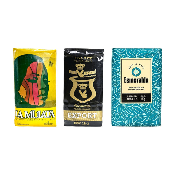 Pack Uruguayen Grand Format — La Mulata, Rei Verde Premium & Esmeralda (3 kg)