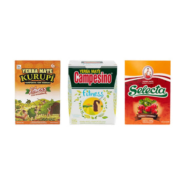 Pack Vitamine C — Kurupi Fitness, Campesino Fitness & Selecta Acerola (1,5 kg) — les paquets inclus dans le pack