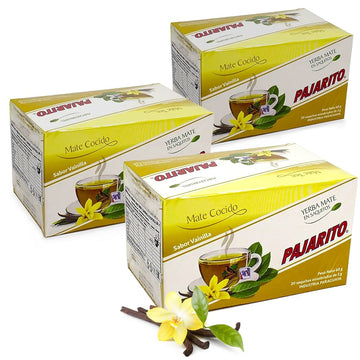 Pajarito Sachets de Thé Vanille 20x3g - Yerba Maté Paraguayenne en Infusettes - El Gaucho une vraie tradition