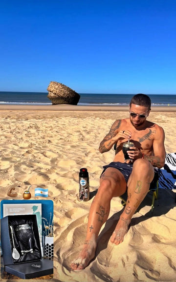 papu gomez avec sont mate gaucho