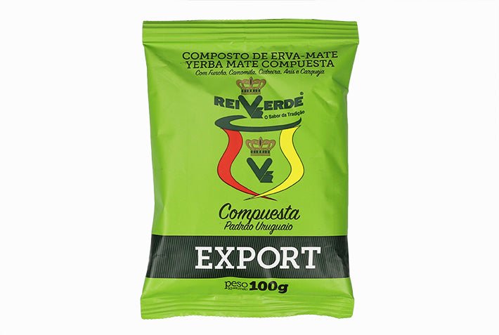 Rei Verde Export Compuesta PU1 100g - Yerba Maté Uruguayenne aux Herbes | Format Découverte - El Gaucho une vraie tradition