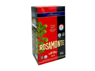 Paquet de yerba maté Rosamonte Premium 500 g, élaborée avec palo, sans gluten