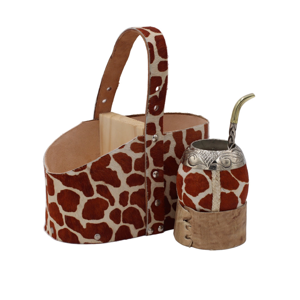 Set Exclusif "Safari" — Matera & Maté Assortis (Motif Girafe) - El Gaucho