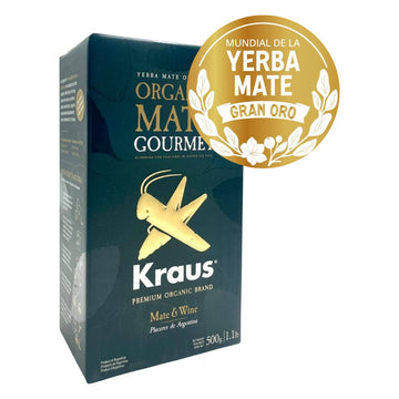 Kraus Gourmet Premium -Yerba Maté Bio 0.5kg — Grand Or au Mundial de la Yerba Mate 2026