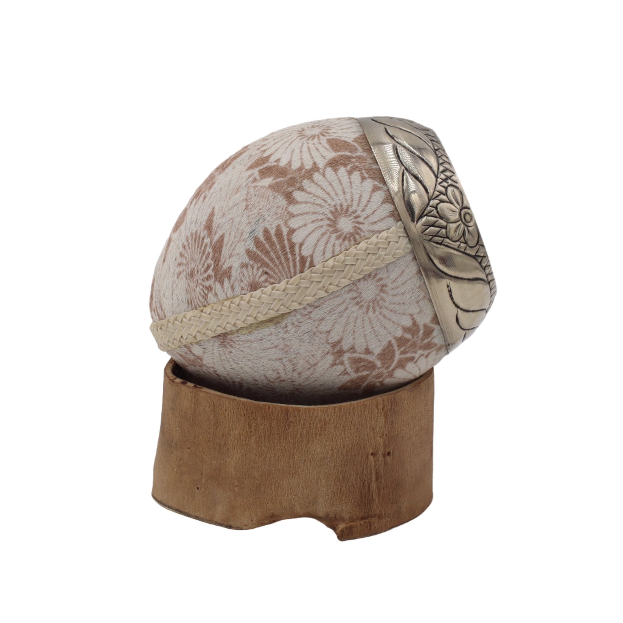 Torpedo "Bohème" — Cuir à Poils Gravé & Virole Ciselée - El Gaucho