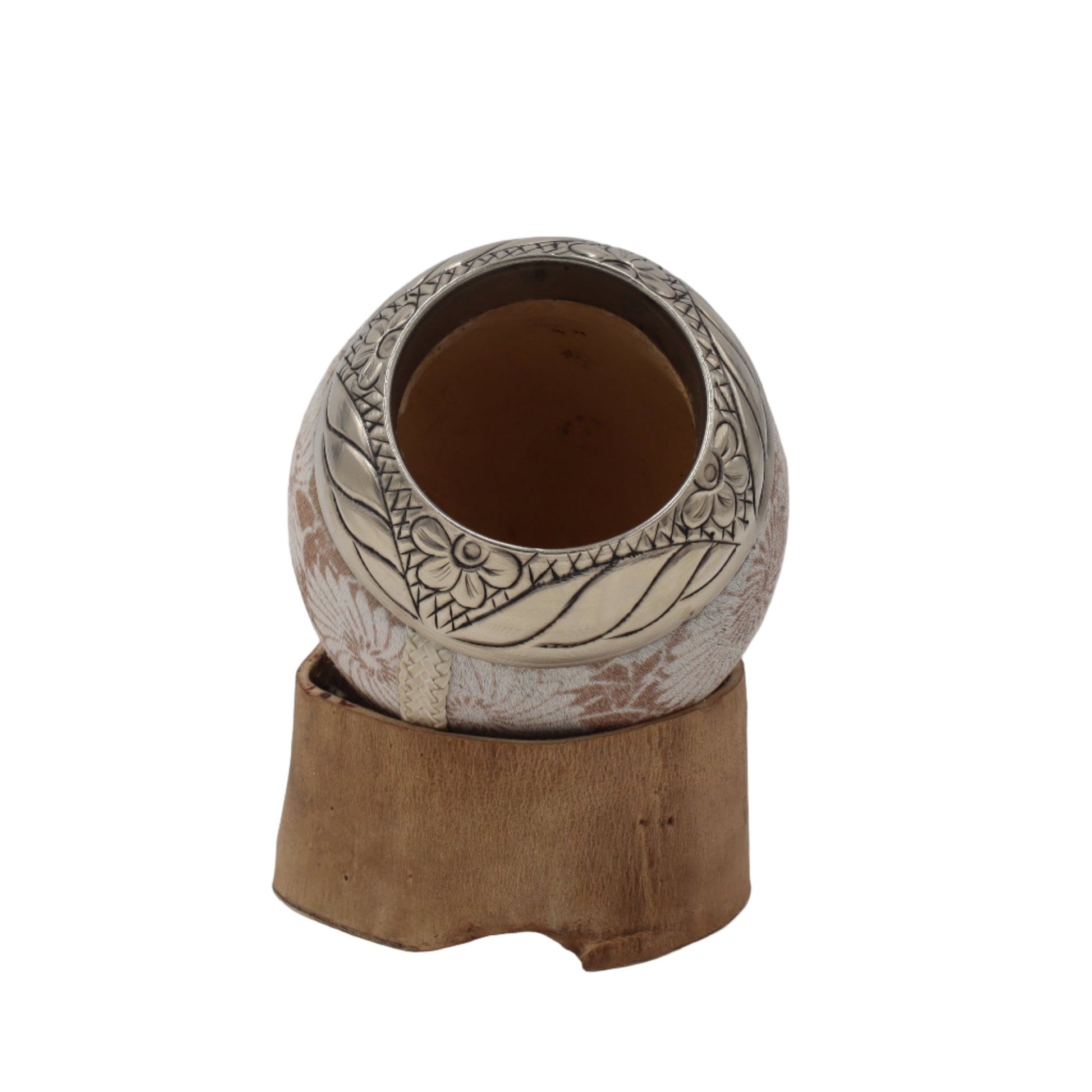 Torpedo "Bohème" — Cuir à Poils Gravé & Virole Ciselée - El Gaucho