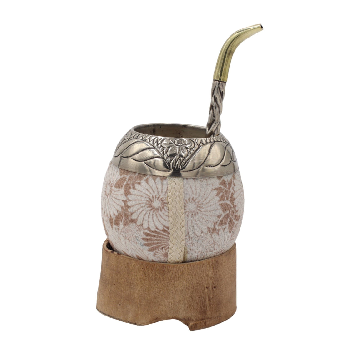 Torpedo "Bohème" — Cuir à Poils Gravé & Virole Ciselée - El Gaucho