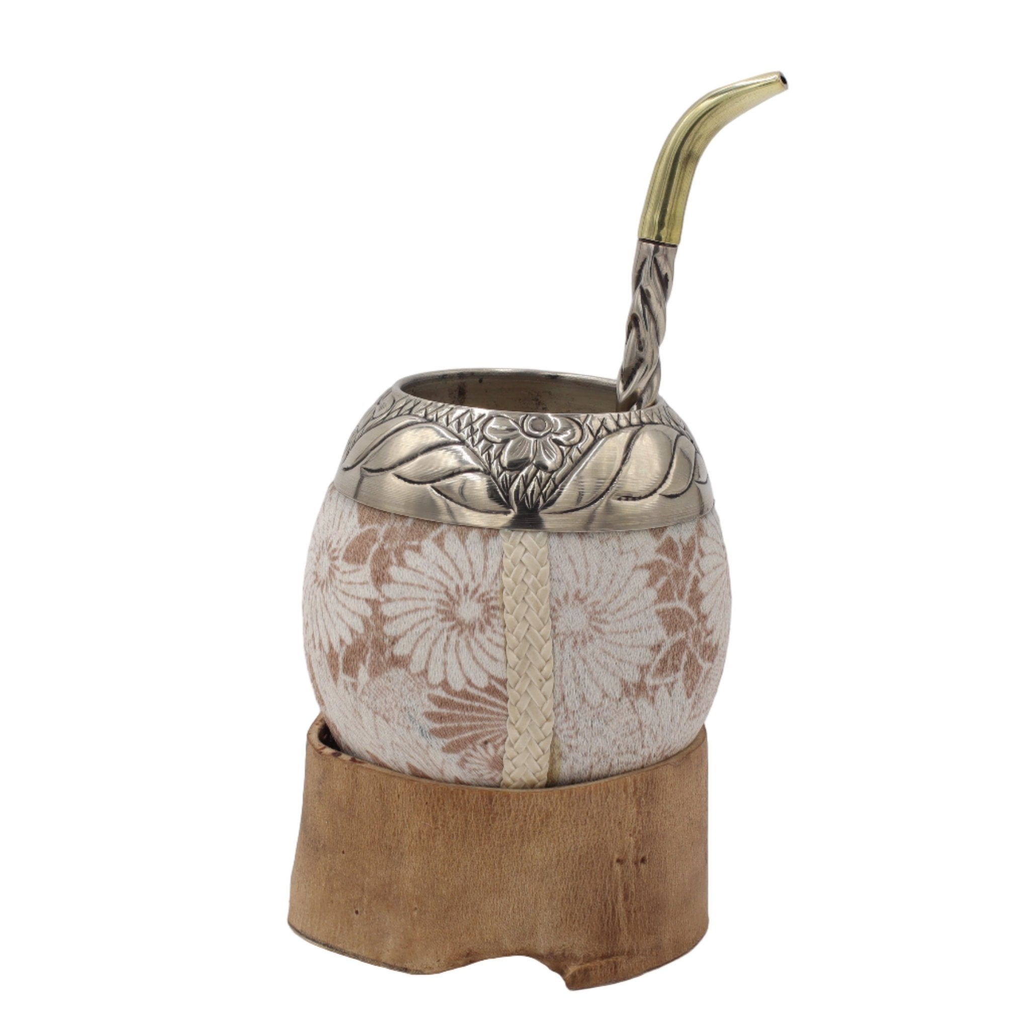 Torpedo "Bohème" — Cuir à Poils Gravé & Virole Ciselée - El Gaucho