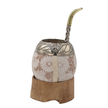 Torpedo "Bohème" — Cuir à Poils Gravé & Virole Ciselée - El Gaucho