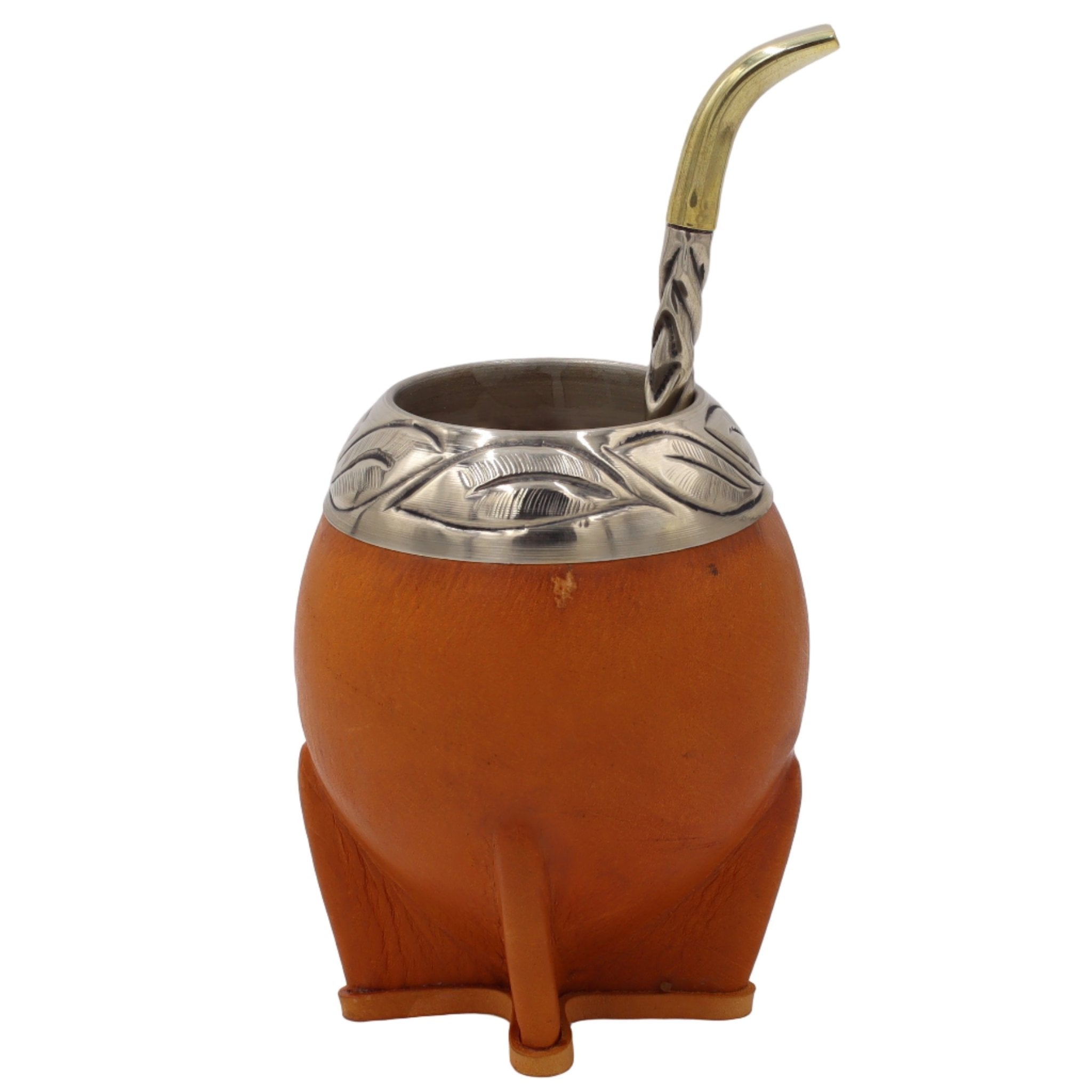 Torpedo "Camel" —Cuir Vachette & Virole Ciselée - El Gaucho