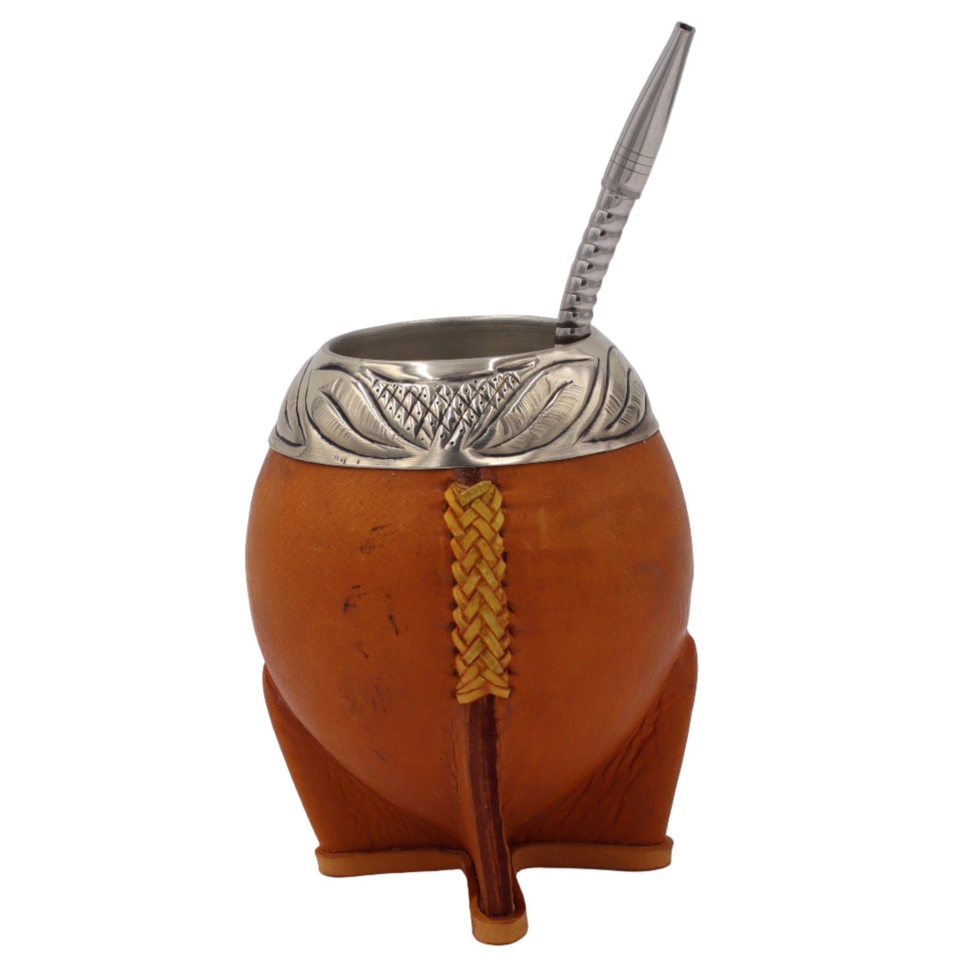 Torpedo "Camel" —Cuir Vachette & Virole Ciselée - El Gaucho