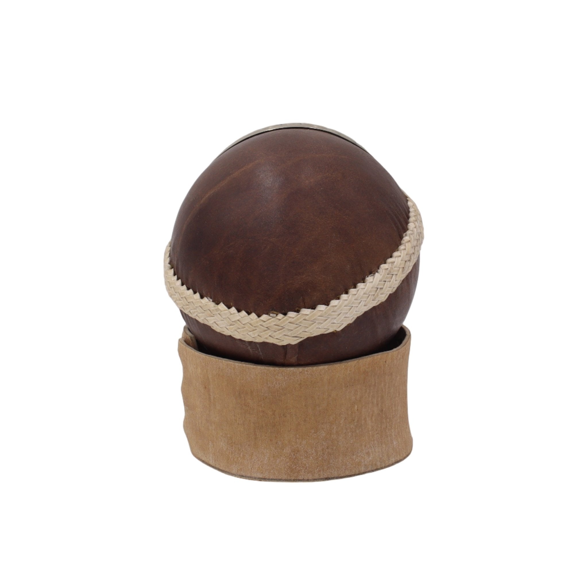 Torpedo "El Distinguido" – Cuir de Chèvre Lisse et Virole Alpaga Ciselée - El Gaucho