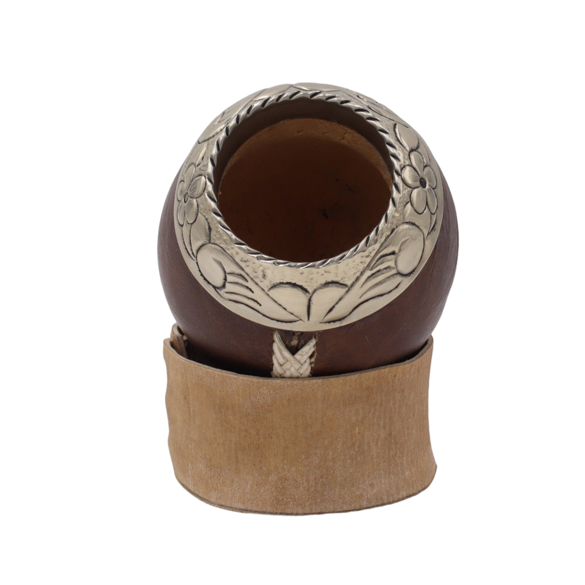 Torpedo "El Distinguido" – Cuir de Chèvre Lisse et Virole Alpaga Ciselée - El Gaucho