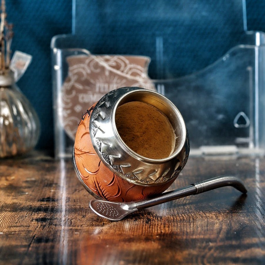 Torpedo Maître – Édition "Feuillage" (Cuir Camel & Base Alpaca) - El Gaucho